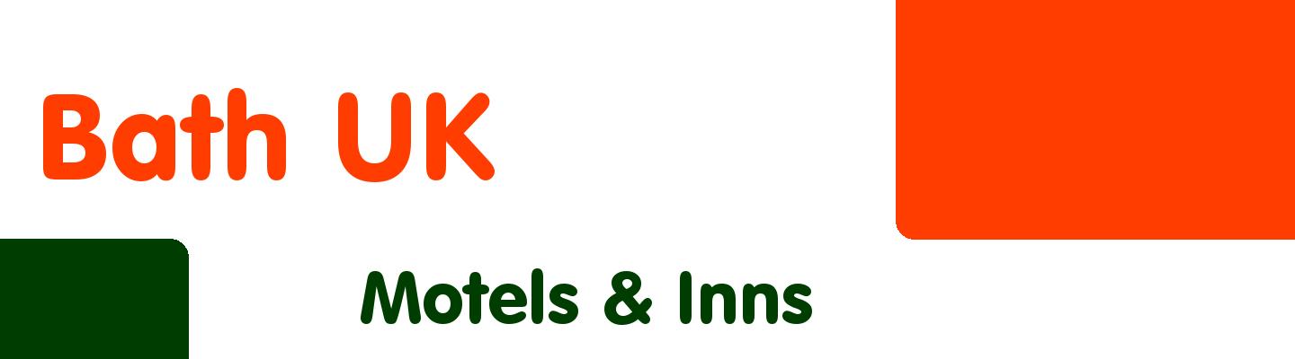 Best motels & inns in Bath UK - Rating & Reviews
